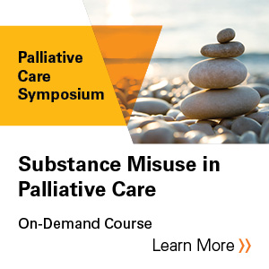 Substance misuse in palliative care Banner